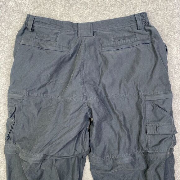 Outer Rim Convertible Cargo Pants Blue Size 38 Elastic Waist EDC Outdoor Work - Picture 10 of 11